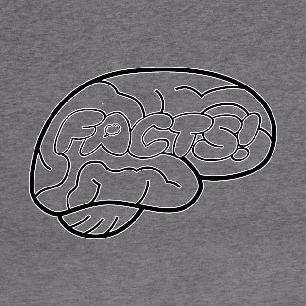 Your Brain On Facts logo (black lines) by Your Brain On Facts